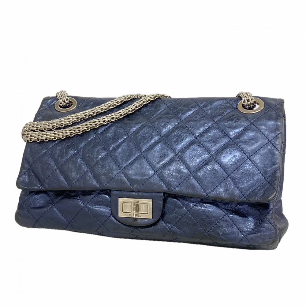 CHANEL Blue Shoulder Bag
